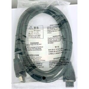 HDMI Cable Universal 8ft Black High Speed Accessory 203036 - Aprox. 8 ft.